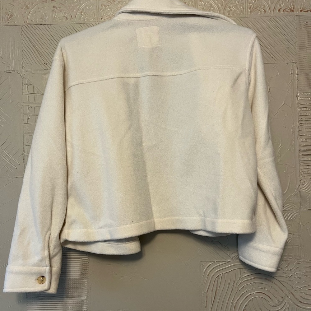 Thread & Supply Cream Button-Front Jacket - Picture 4 of 7